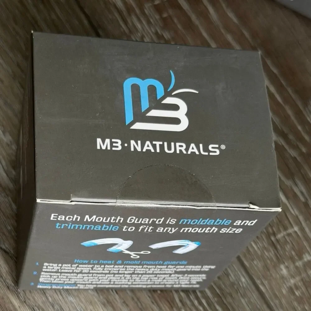NEW M3 Naturals Heavy Duty Mouth Guard 3 Box’s Teeth Grinding Night Guard Bundle